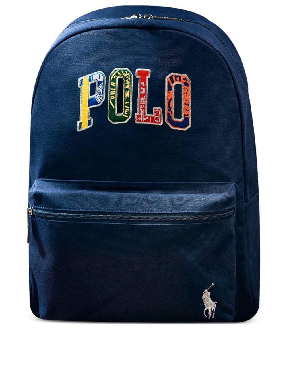 New Polo Ralph Lauren Navy Blue Canvas Backpack